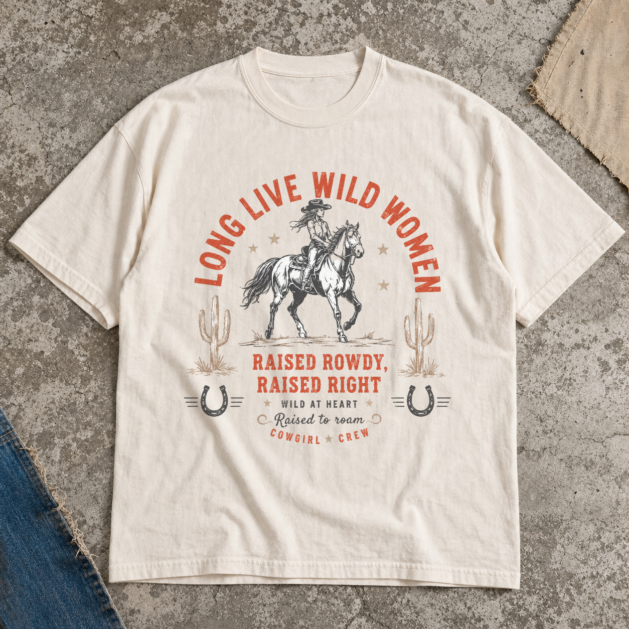 Long Live Wild Women Shirt product view 3