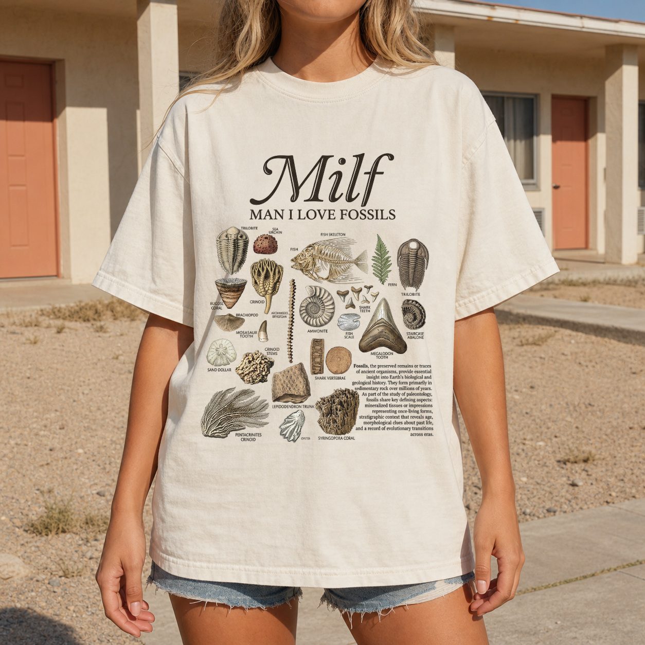 Man I Love Fossils Shirt product view 4