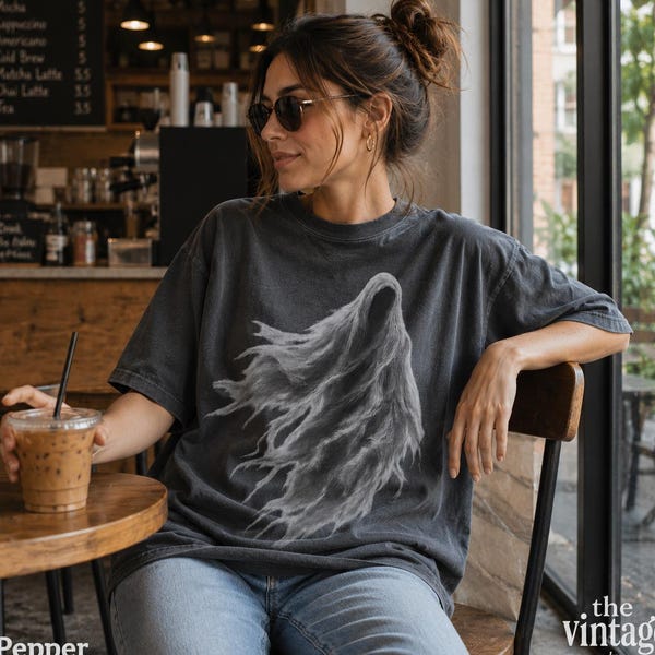 Ghost Falling Vintage Graphic Shirt vintage graphic tee by TheVintageBy
