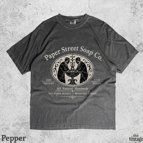 Retro Paper Street Soap Co Shirt vintage graphic tee by TheVintageBy