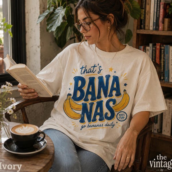 That's Bananas Shirt vintage graphic tee by TheVintageBy